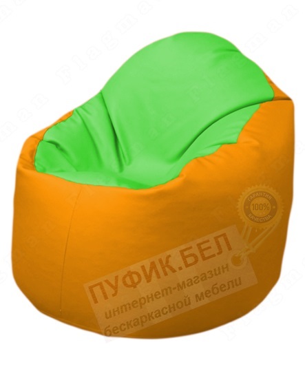 Кресло-мешок Bravo Б1.3-F07F06 (салатовый-желтый)