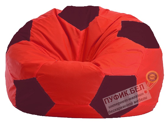 Кресло-мешок Мяч красно - бордовое 1.1-180