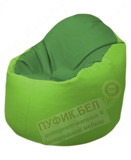 Кресло-мешок Bravo Б1.3-N76Т19 (зеленый-салатовый)