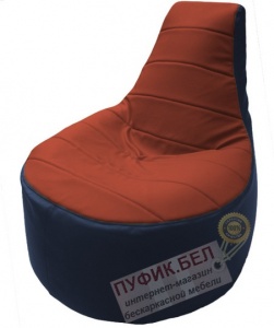 Кресло мешок Трон Т1.3-12 синий - красный