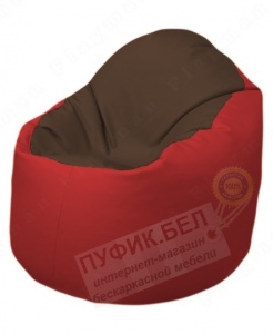Кресло-мешок Bravo Б1.3-T26Т09 (коричневый-красный)