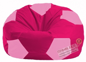 Кресло-мешок Мяч малиновый - розовый М 1.1-389