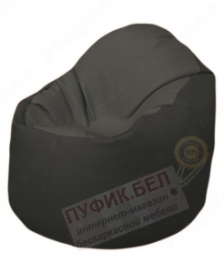 Кресло-мешок Bravo Б1.3-T17Т38 (темно-серый, чёрный)