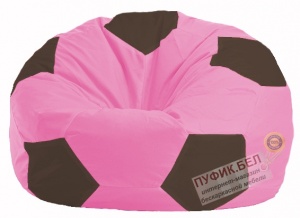 Кресло-мешок Мяч розовый - коричневый М 1.1-200