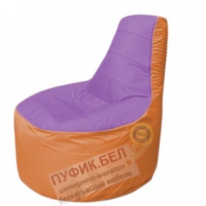 Кресло мешок Трон Т1.1-1705(сиреневый-оранжевый)